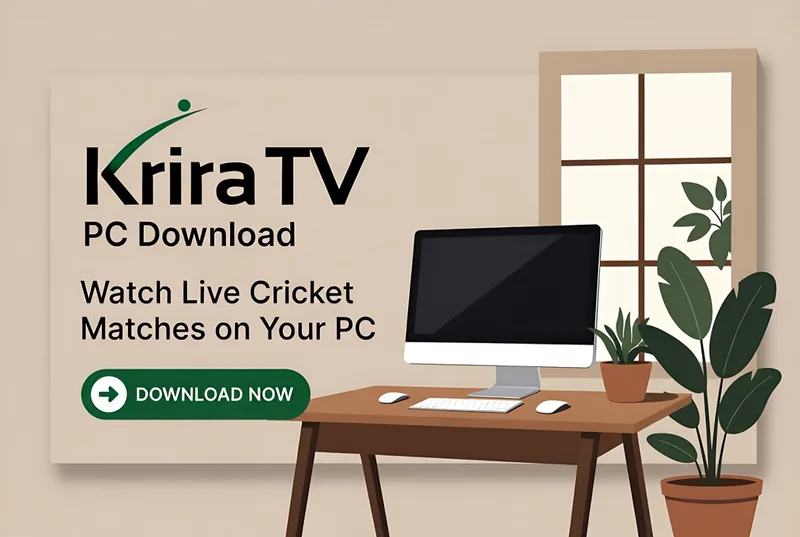 Krira TV running on a Windows PC through an Android emulator