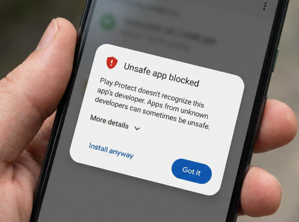 Install Anyway during third-party apk